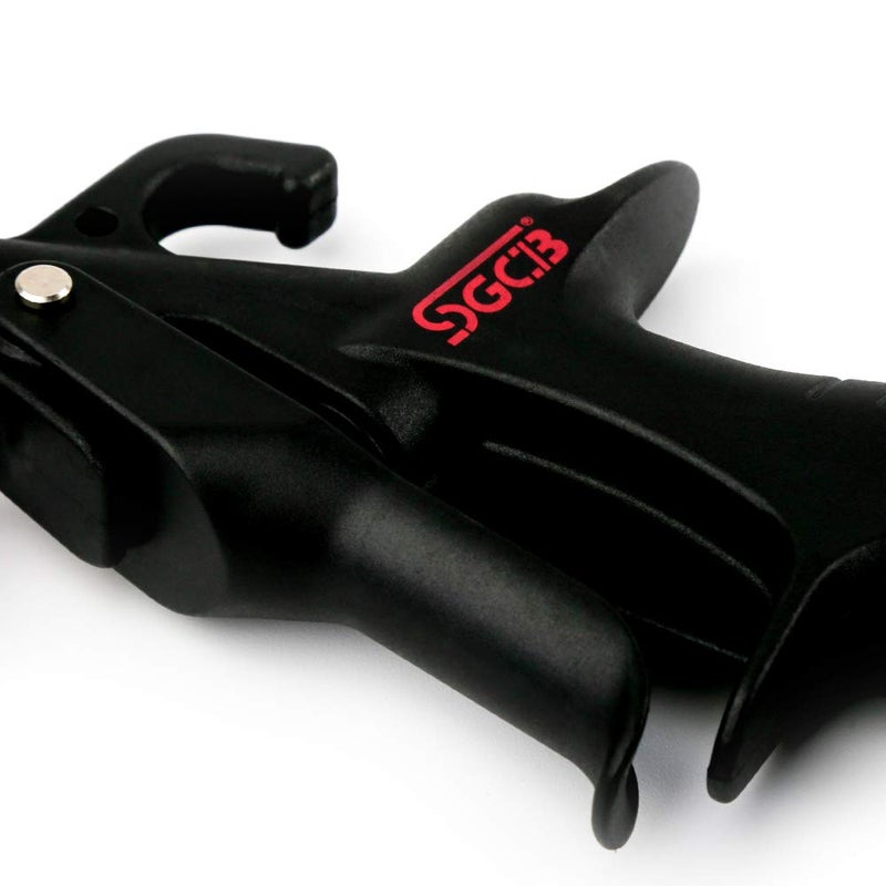 SGCB Pro Air Pressure Blow Gun, 230 Max PSI High Power Air Nozzle Blow Gun Adjustable Air Flow Trigger Angle Ben Jet Nozzle Rubber Tip 1/4" Air Inlet Adapt to Air Compressor for Car Clean Care Detail - Image 4